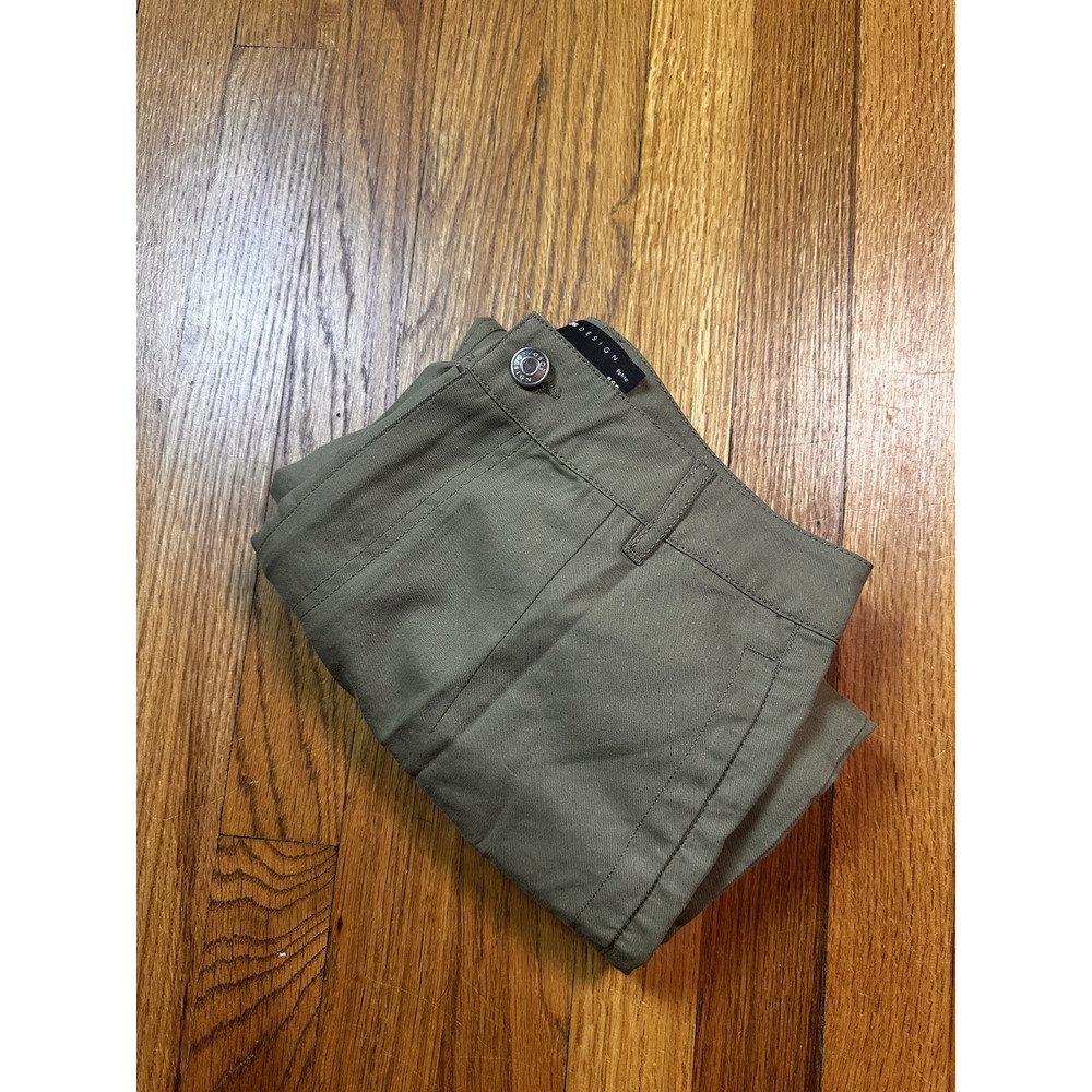 Asos Design Pants Size 4 Petite Hemmed Straight Leg Summer Cotton NWOT Details